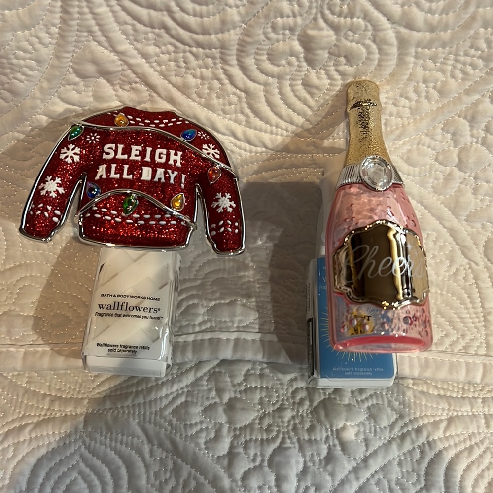 Sleigh‎ All Day and Cheers Bath & Body Works wallflowers, new